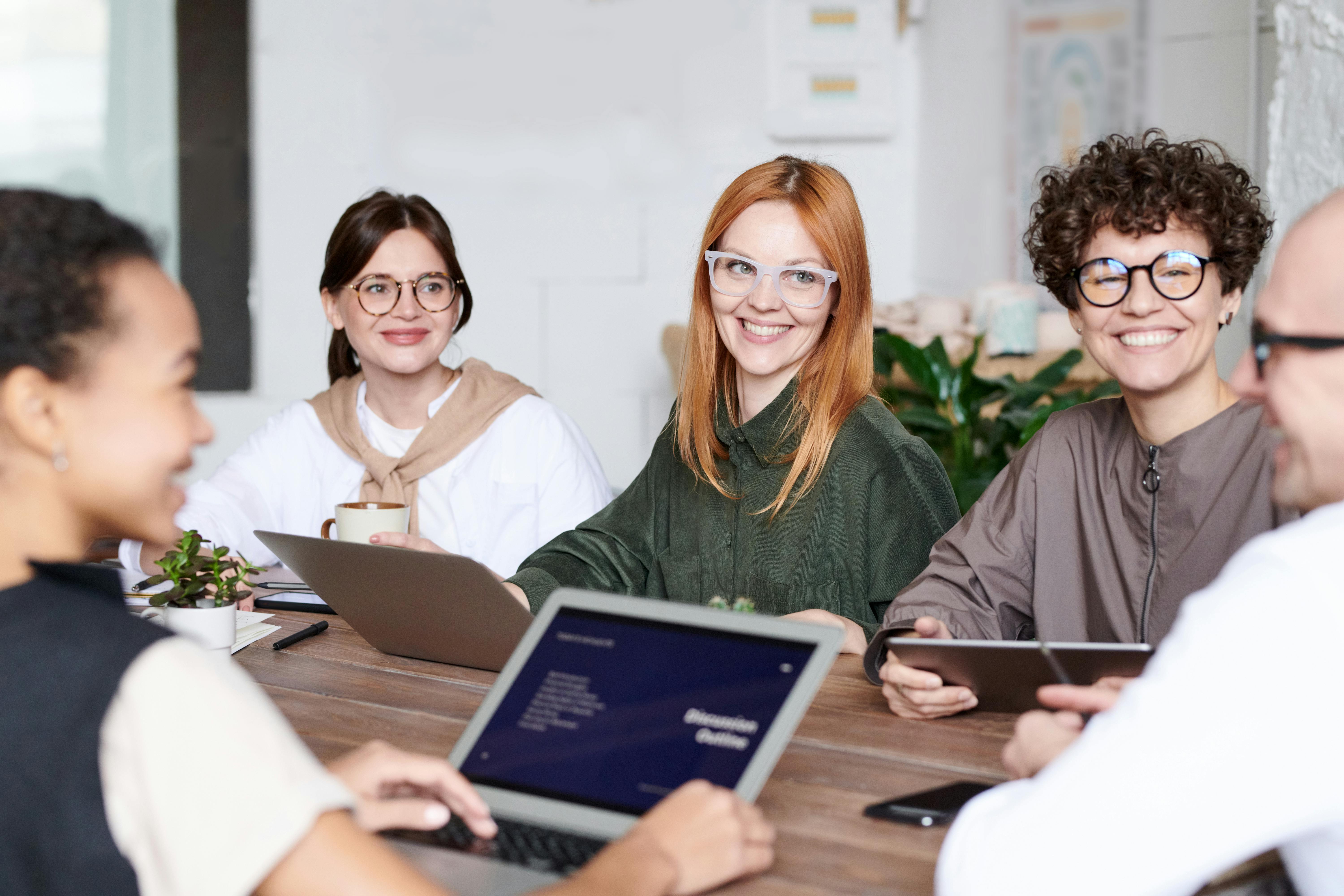 team work in the office